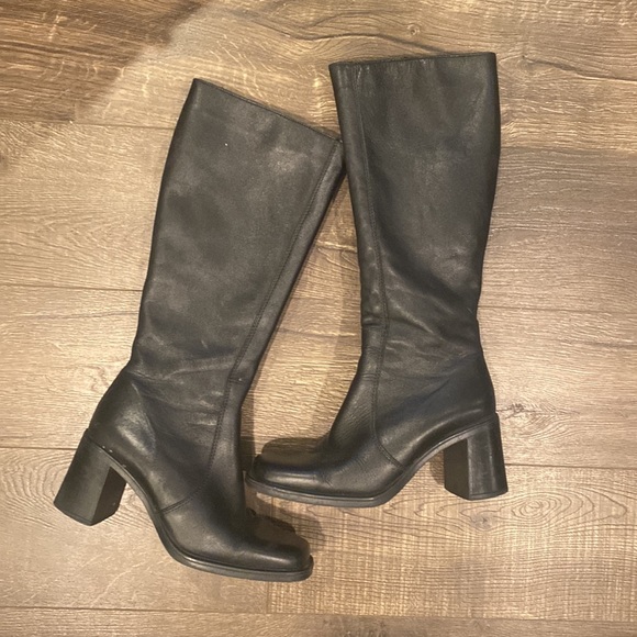 High quality leather dress boot / winter - size 8 - Picture 3 of 13